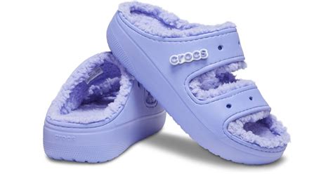 Crocs™ Classic Cozzzy Sandal in Purple | Lyst