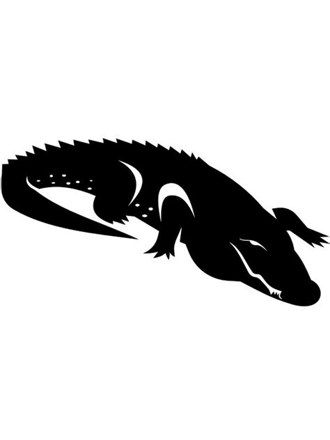 Free printable Alligator stencils and templates