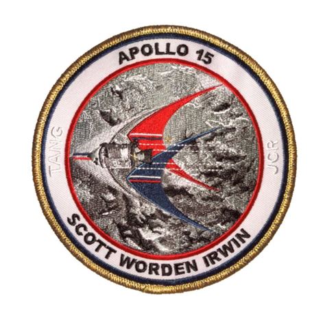 Shop Apollo 15 Commemorative 5" Mission Patch Online from The Space Store