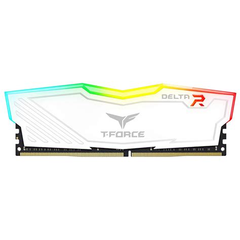 Memoria RAM 8GB DDR4 TeamGroup T-Force Delta RGB 3200Mhz White / TF4D48G3200HC16C01 | DD Tech