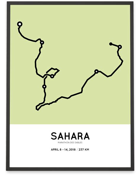 2018 Marathon des Sables print – Sportymaps