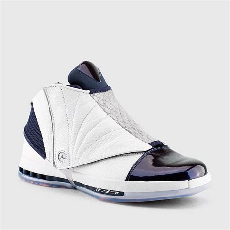 Air Jordan 16 Retro White Navy 683075-106 Has Been Restocked | Sneakers ...