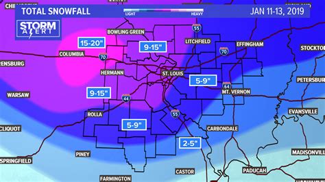 STORM ALERT | Additional 1-3" of snow is possible Saturday in St. Louis ...