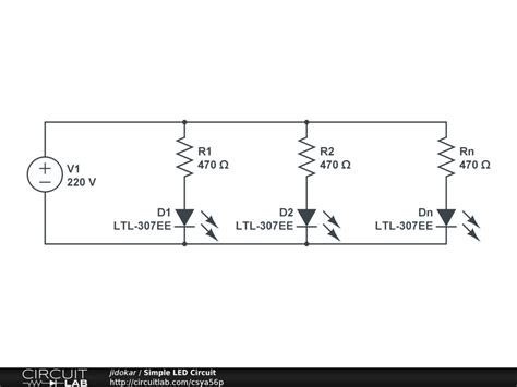 Led Light Simple Circuit