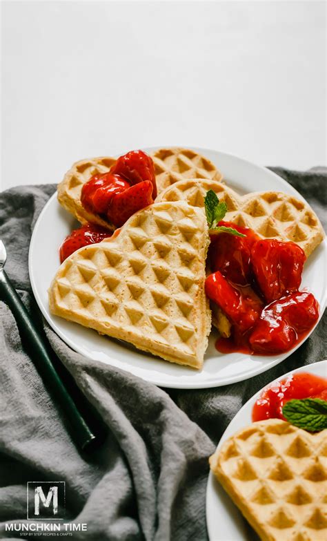 Heart Shaped Waffles Recipes - Dulceria Bakery