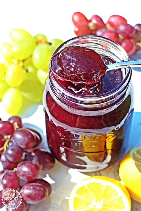 Easy Grape Jam - 3 ingredients & no Pectin! Fab Food 4 All