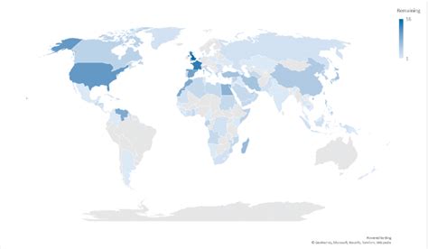 Countries with remaining maritime boundary disputes per 2020 ...