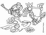 Kyogre Coloring Page  Coloring Nation sketch template