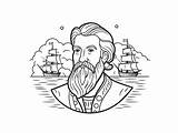 Henry Hudson Coloring Sheet  Page sketch template