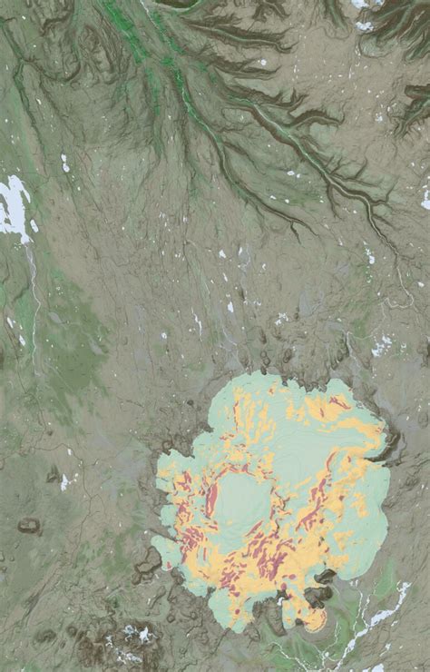 Ískort 2024 - 1:50.000 - Hofsjökull Map by Iskort.is | Avenza Maps