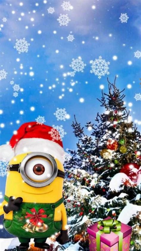 Minion Christmas wallpaper 💛 | Minion christmas, Christmas wallpaper, Minions wallpaper