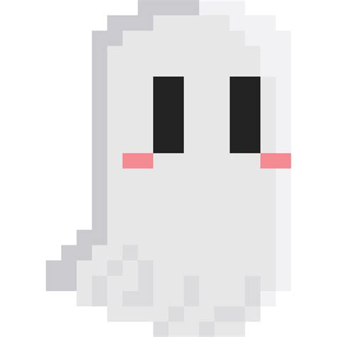 Pixel art halloween ghost character 27190841 PNG