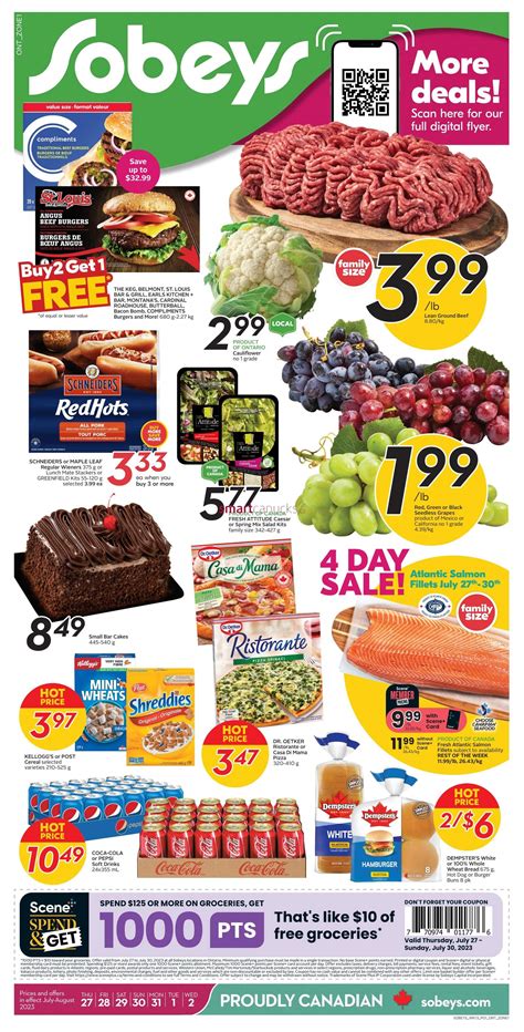 Sobeys (ON) Flyer July 27 to August 2