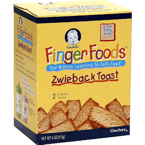 Gerber Finger Foods Zwieback Toast | Baby Food & Snacks | Matherne's Market