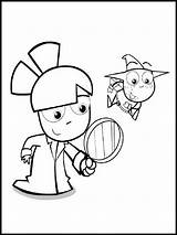 Dibujos Faciles Para Colorear Sandra Detective De cuentos 2 sketch template