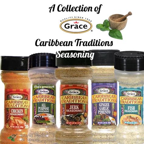 A Collection of Grace Caribbean Traditions Seasoning and Spices ...