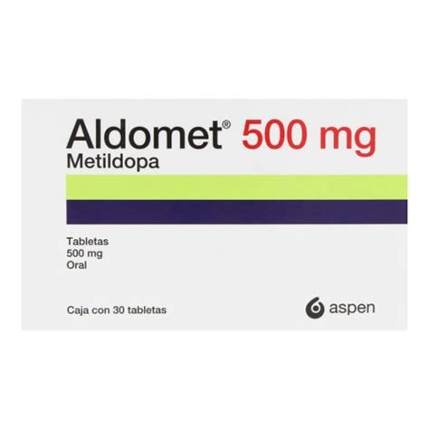 Aldomet metildopa 500 mg con 30 tabletas - ÆFarma - Medicamentos de ...