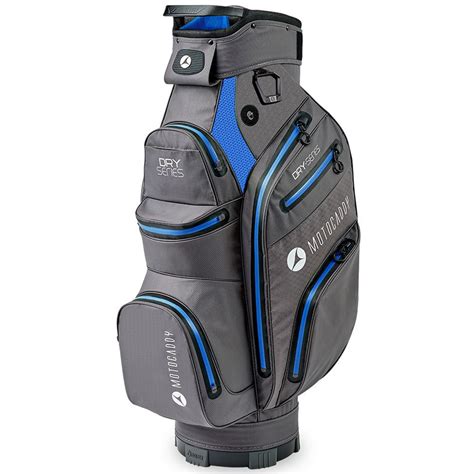 Motocaddy 2022 Dry Series Waterproof Golf Cart Bag Charcoal/Blue ...