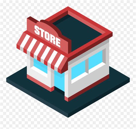 Storefront Vector Convenience Store - Stores Clipart - Png Download (#5430224) - PinClipart