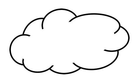 Vector Cloud Outline Drawing Png Transparent Backgrou - vrogue.co