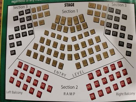 Kuss Auditorium Seating Chart | Elcho Table