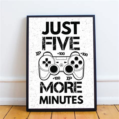 Gaming Prints Games Room Boys Bedroom Decor Gamer Gifts Wall Art Gaming ...