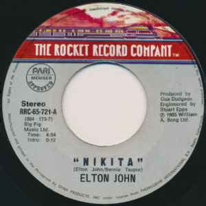 Elton John - Nikita (1985, Vinyl) | Discogs