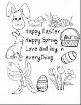 Christian Easter Color Sheets sketch template