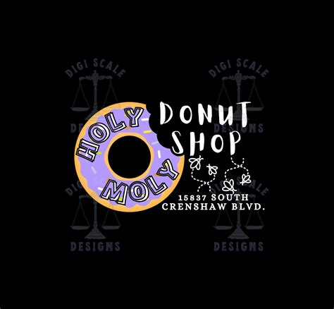 Friday Movie Holy Moly Donut Shop SVG PNG File, Craig Dayday Friday ...