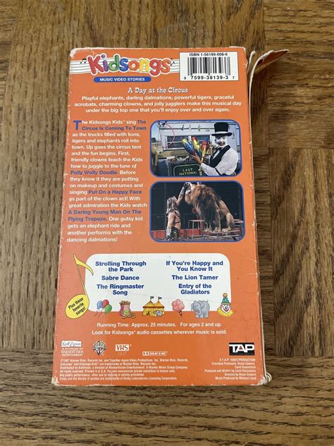 Kidsongs A Day At The Circus VHS 75993813937 | eBay