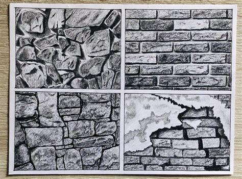 Pencil In Brick Wall Texture