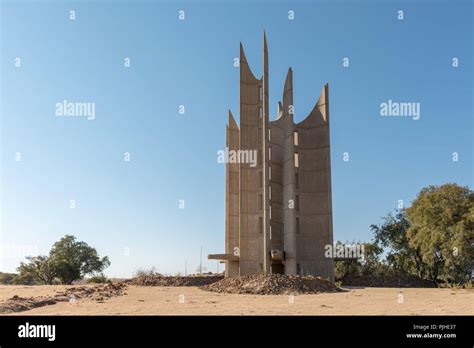 WINBURG, SOUTH AFRICA, JULY 30, 2018: The Voortrekker Monument at Winburg, a small town in the ...