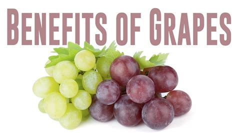 The Amazing Benefits of Grapes: Unveiling the Power of Nature's Sweet Treat - YouTube