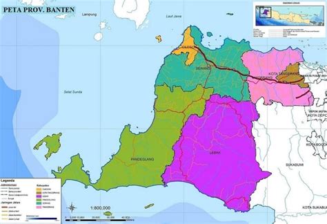 Peta Kabupaten Tangerang, Provinsi Banten Lengkap Terbaru HD