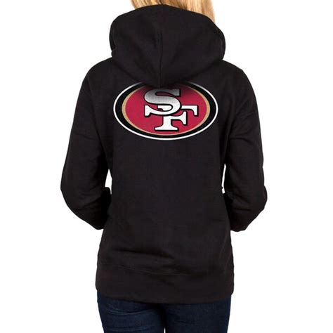 Women's San Francisco 49ers Black Full Zip Hoodie - NFLShop.com