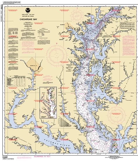 NOAA Chart 12280_1 Northern Chesapeake Bay