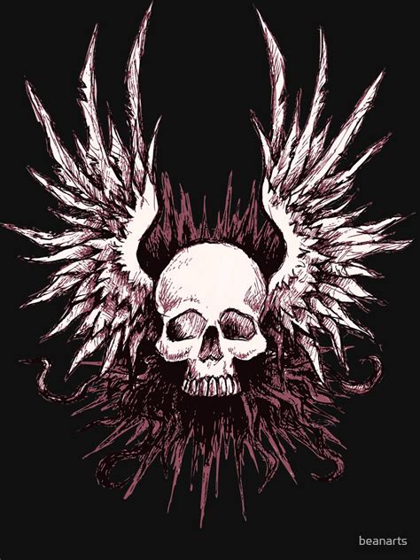 "Skull Angel" T-shirt by beanarts | Redbubble