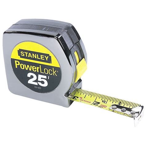 Stanley 1 in. x 25 ft. Steel Tape Measure, PowerLock®