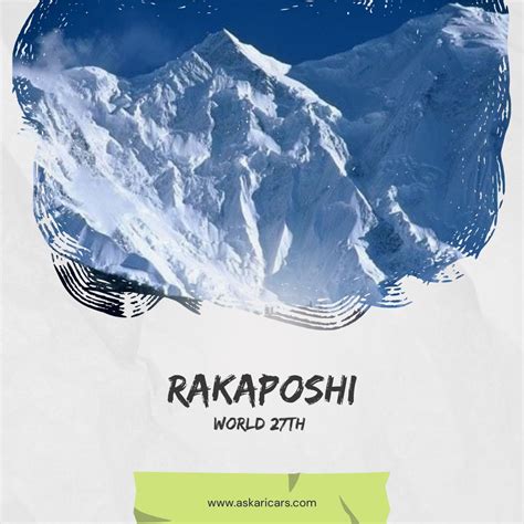 Rakaposhi mountain| The World 27th Highest mountain