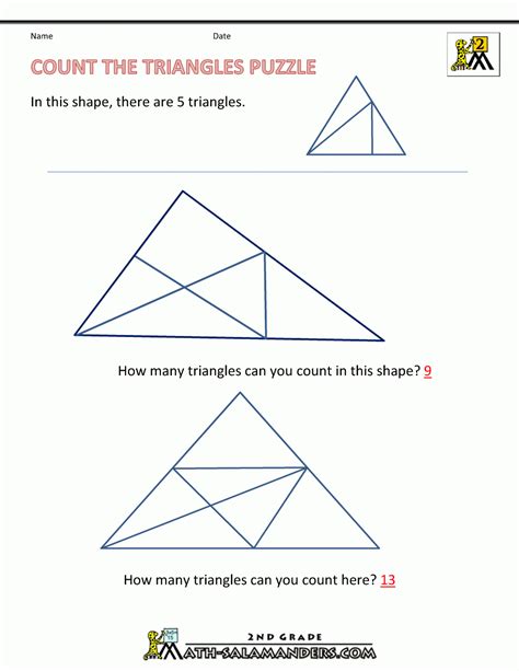 Printable Geometry Puzzles | Printable Crossword Puzzles