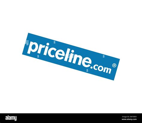 Priceline. com, rotated logo, white background B Stock Photo - Alamy