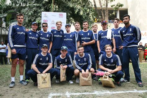 England U19 Cricket Team visits UCEP | England under-19 Cric… | Flickr