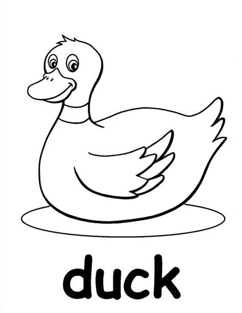 Baby Duck Coloring Pages at GetColorings.com | Free printable colorings ...