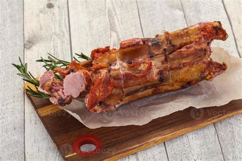 Smoked pork ribs 8583270 Stock Photo at Vecteezy