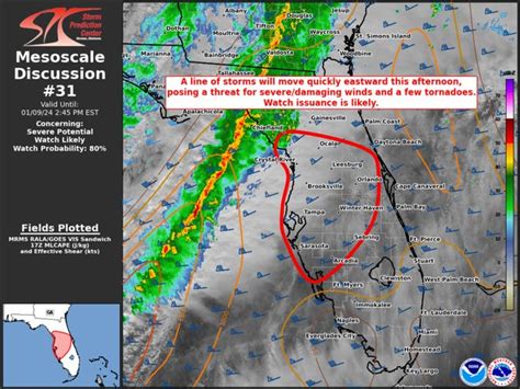 Coverage of Florida weather, tornadoes, storms. Radar, warnings