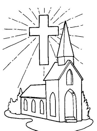 Coloring Page Of Church : Coloring Pages Of A Church Coloring Home : Free bible coloring pages ...