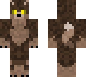 Brown Werewolf | Minecraft Skin