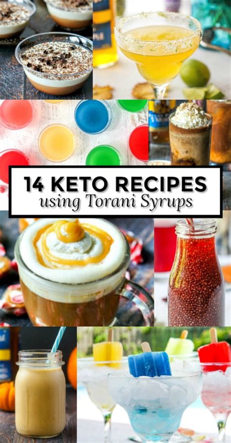 14 Tasty Low Carb Recipes using Torani Sugar Free Syrups!