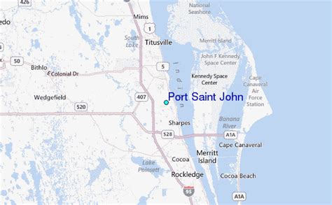 Port Saint John Tide Station Location Guide