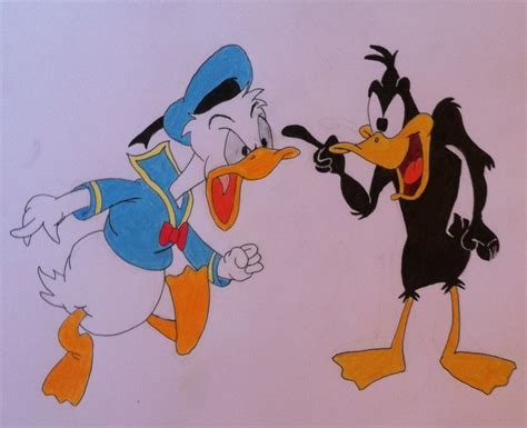 Donald Duck and Daffy Duck by DaveCarignan on DeviantArt